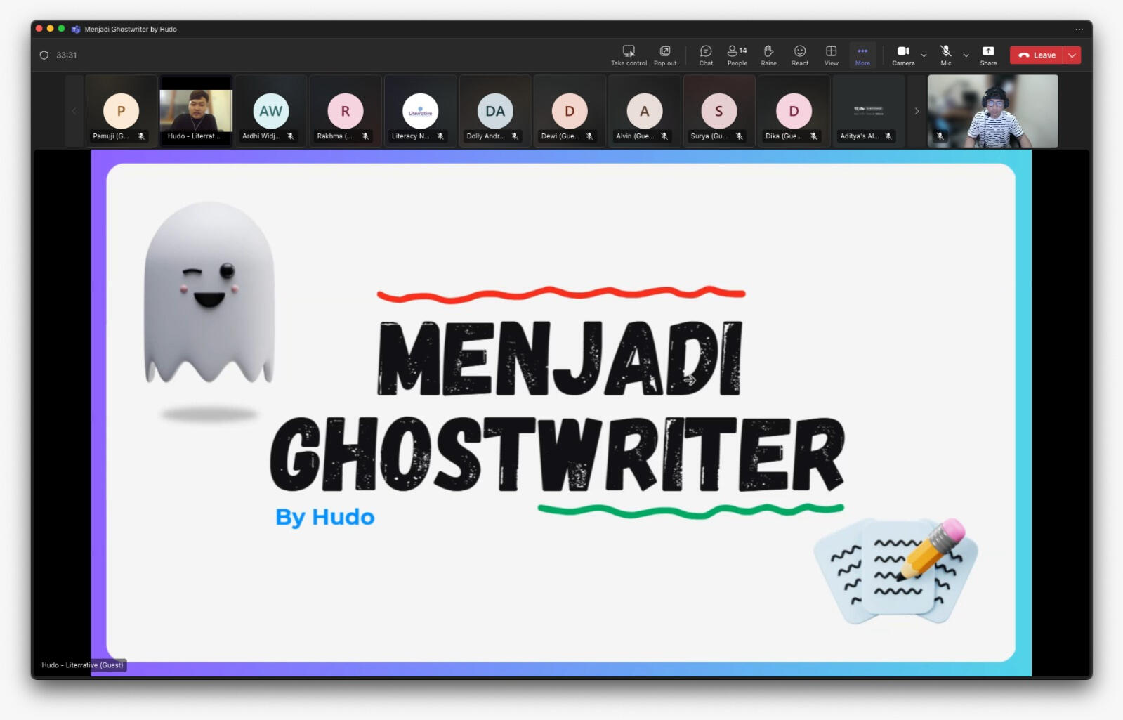 Menjadi Ghostwriter